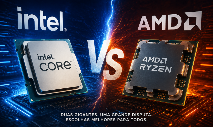 Intel x AMD: como a AMD saiu de coadjuvante                              para desafiar a gigante dos processadores
