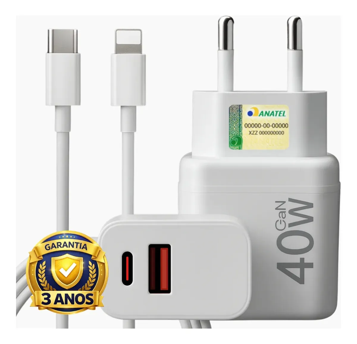 Carregador Turbo 40W para iPhone!