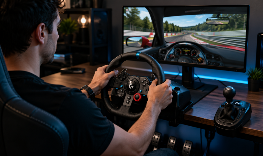 Logitech G29 em oferta: um dos volantes mais vendidos para PC e PlayStation